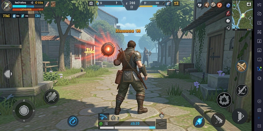 Screenshot utama gameplay 77AG yang menunjukkan aktivitas simulasi yang menyenangkan.