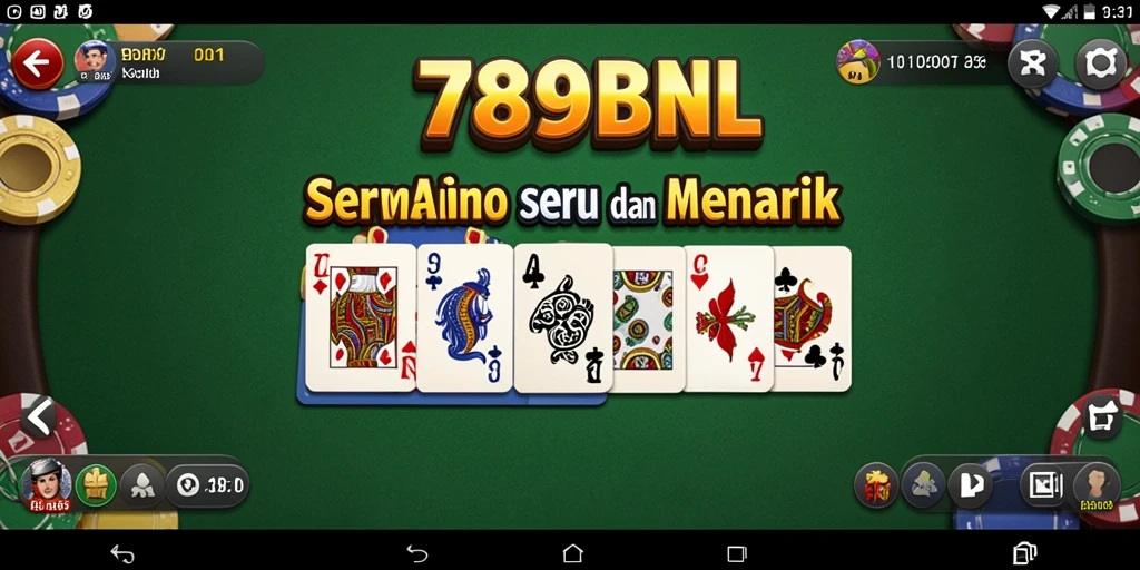 Screenshot utama menunjukkan gameplay seru dalam permainan Domino.