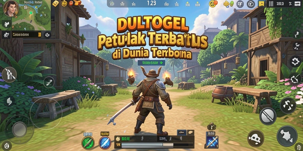Tampilan gameplay DULTOGEL yang mengesankan di dunia terbuka.