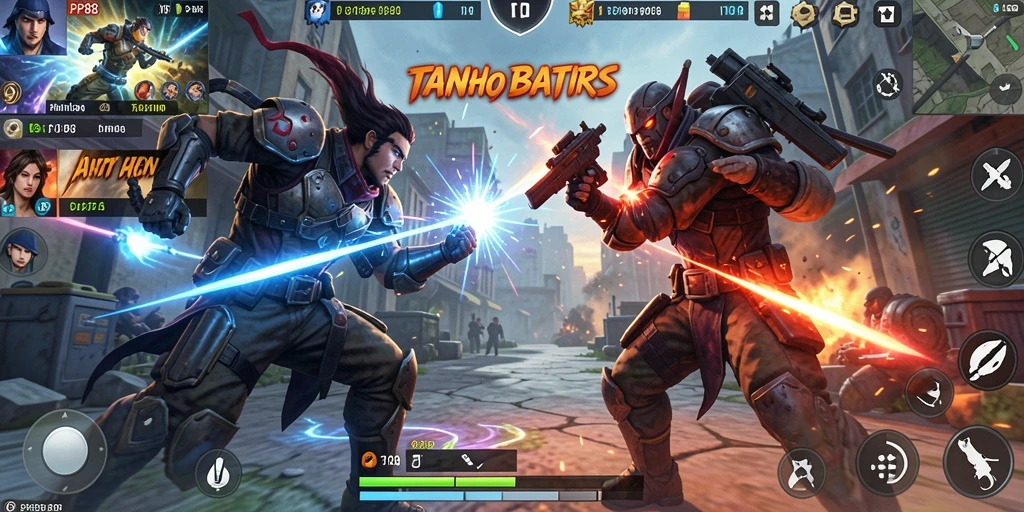 Tampilan gameplay PP88 yang menegangkan dan mendebarkan dalam pertarungan.