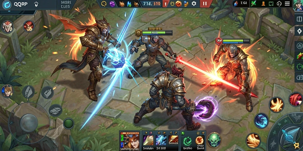 Gameplay dinamis dengan karakter dan strategi unik.