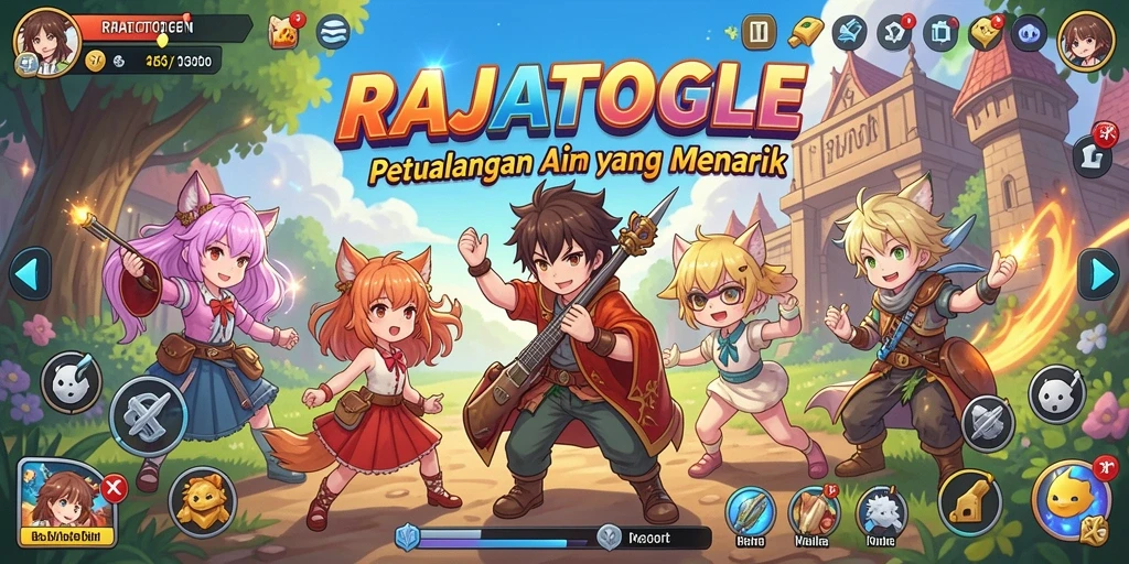 Gameplay seru dan karakter anime yang menarik dalam RAJATOGEL.