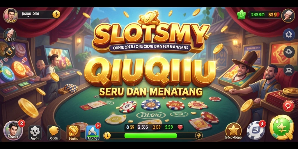 Tampilan menarik dari gameplay QiuQiu SLOTSMY yang seru.